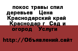 покос травы спил деревьев › Цена ­ 100 - Краснодарский край, Краснодар г. Сад и огород » Услуги   